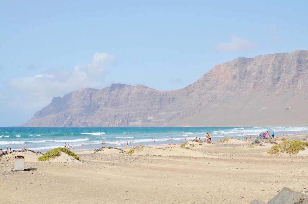 Lanzarote playa Famara blog anna i jakub zając podróże