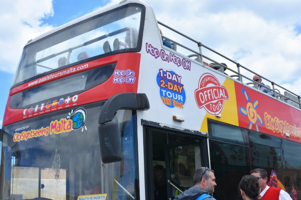 citysightseeing malta hop on gop off zwiedzanie malty